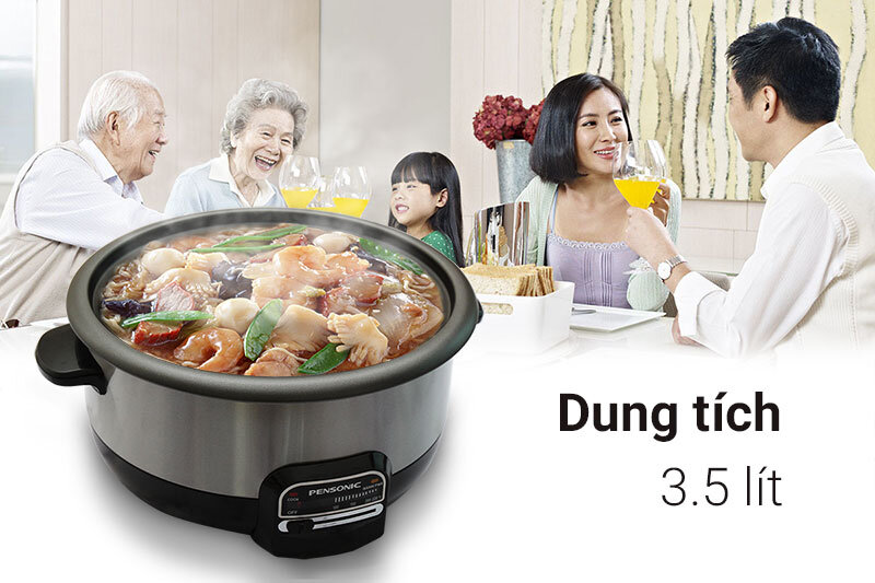 Lẩu điện Pensonic PMC-400 3.5 lít Lẩu điện Pensonic PMC-400 3.5 lít