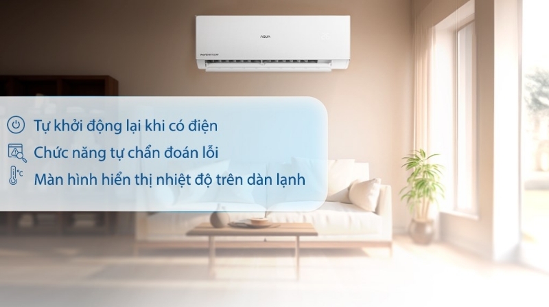 Điều hòa Aqua Inverter 17500 BTU 1 chiều AQA-RV18QE gas R-32 6 Điều hòa Aqua Inverter 17500 BTU 1 chiều AQA-RV18QE thân thiện môi trường