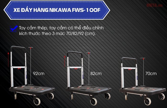 Xe đẩy hàng Nikawa FWS-100F Xe đẩy hàng Nikawa FWS-100F