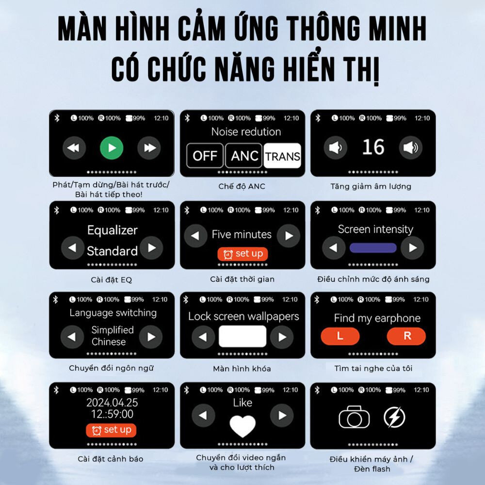 Tai nghe Bluetooth True Wireless StarGO Hero - Màu Đen 3