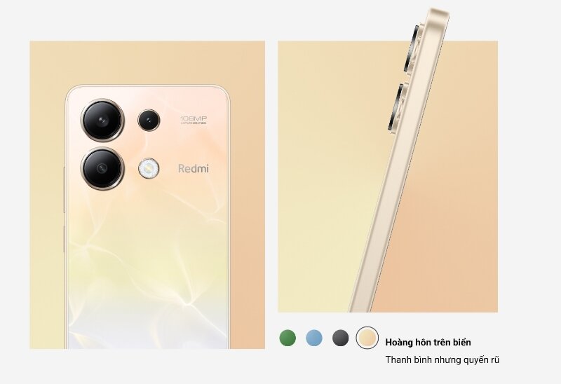 Điện thoại Xiaomi Redmi Note 13 4G 8GB/128GB thiết kế