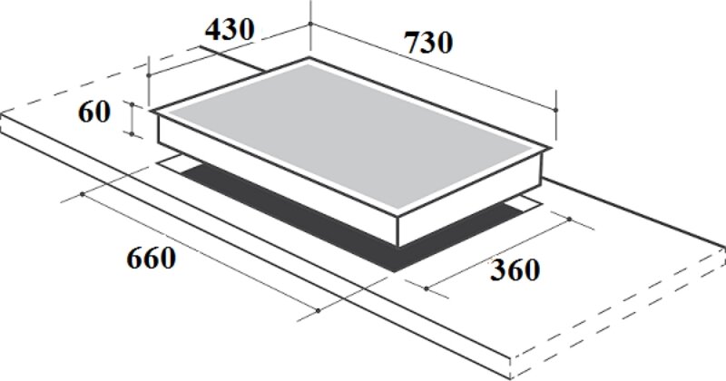 Bếp gas âm Canzy CZ-26MI 