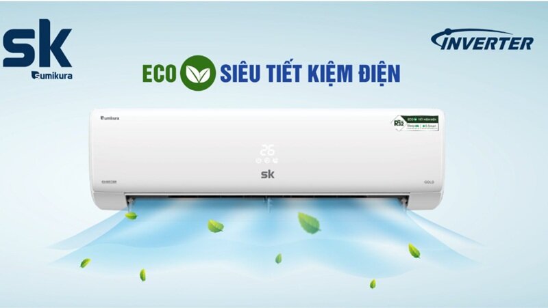 Điều hòa Sumikura Inverter 28000 BTU 2 chiều APS/APO-H280 GOLD gas R-32 