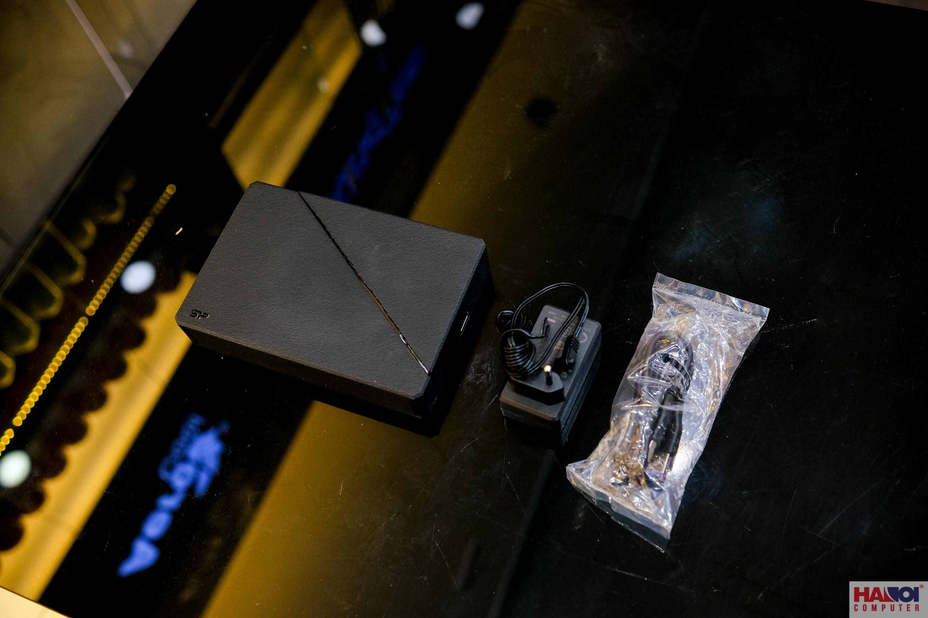 Ổ cứng di động SILICON POWER Stream S07 3TB Black, 3.5 inch USB 3.1 Gen1 - SP030TBEHDS07C3K