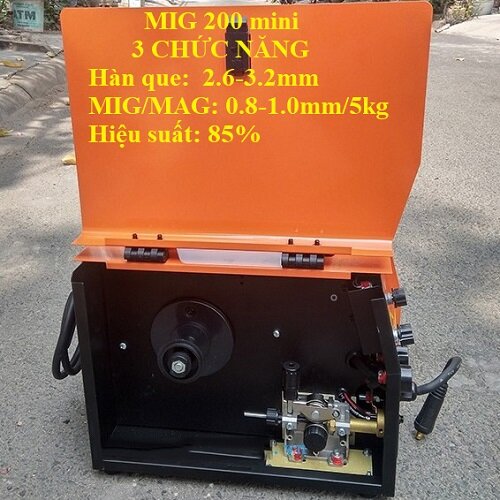 Máy Hàn MIG Không Dùng Khí Edon MIG 200 MINI