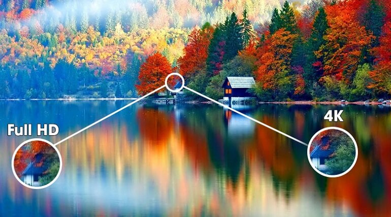 Smart tivi QLED Samsung 50 inch 4K QA50Q60A độ phân giải cao