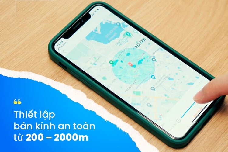 Thiết lập bán kính an toàn