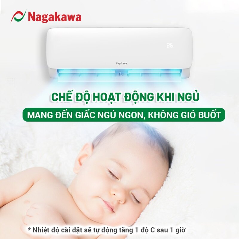 Điều hòa Nagakawa 9000 BTU 1 chiều NS-C12R2M09