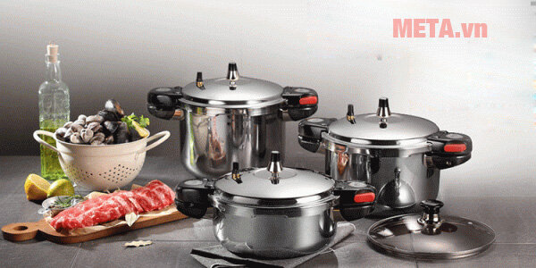 Nồi áp suất Inox đáy từ IH PoongNyun TCPPC-10 - 5.5 lít