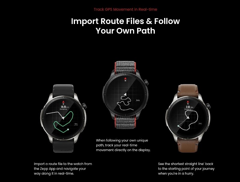 Amazfit GTR 4 hệ thống định vị