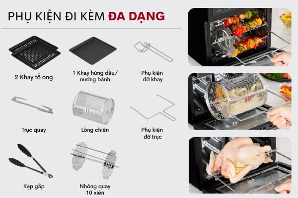 Nồi chiên không dầu Fujihome A12D
