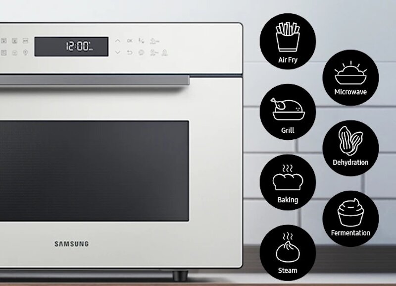 Lò vi sóng đa năng Bespoke Samsung MC35R8088LE/SV