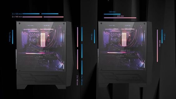 Vỏ case MSI MAG Forge 100R (Ảnh 7)