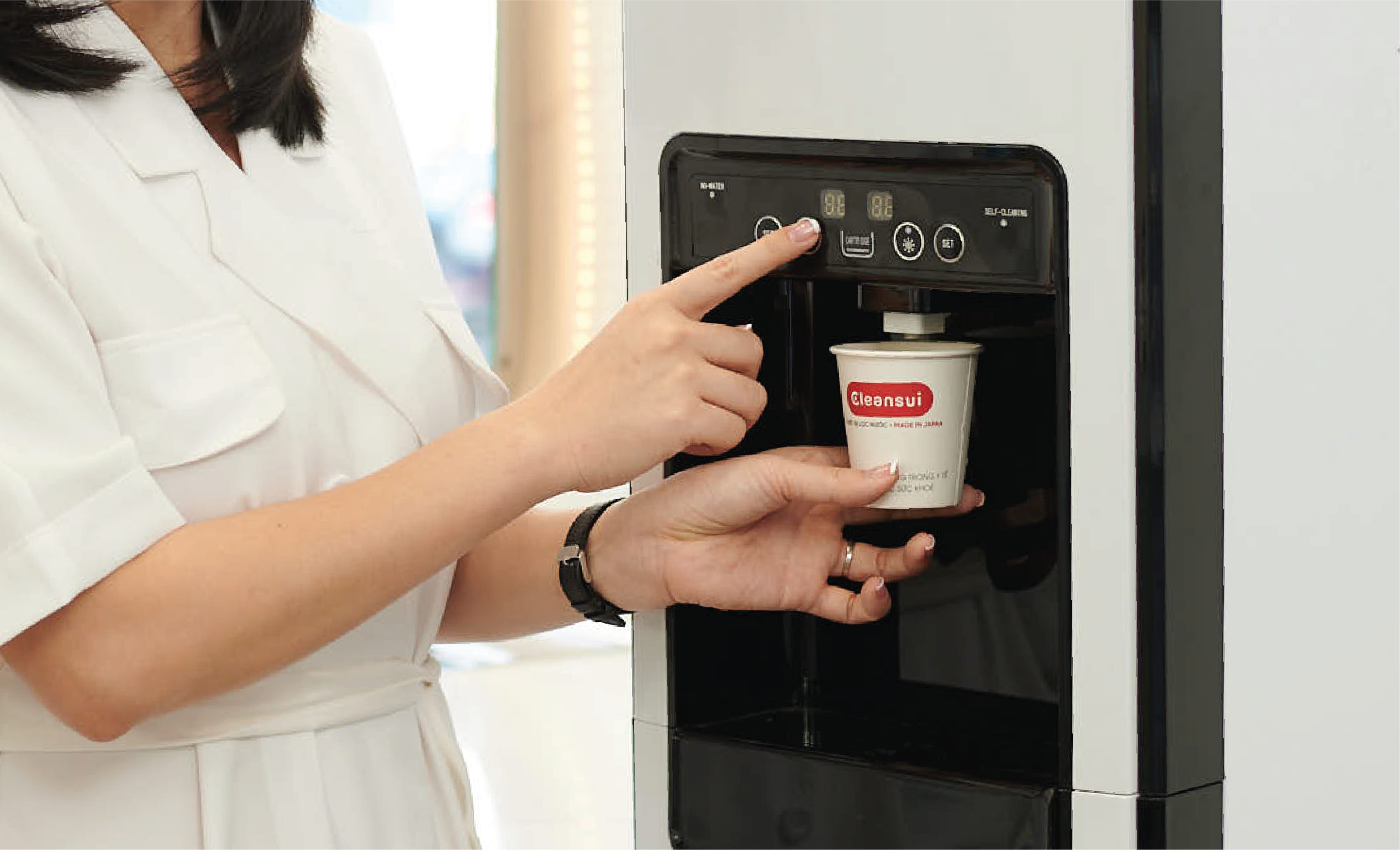 chế độ làm nóng của máy lọc nước sensho