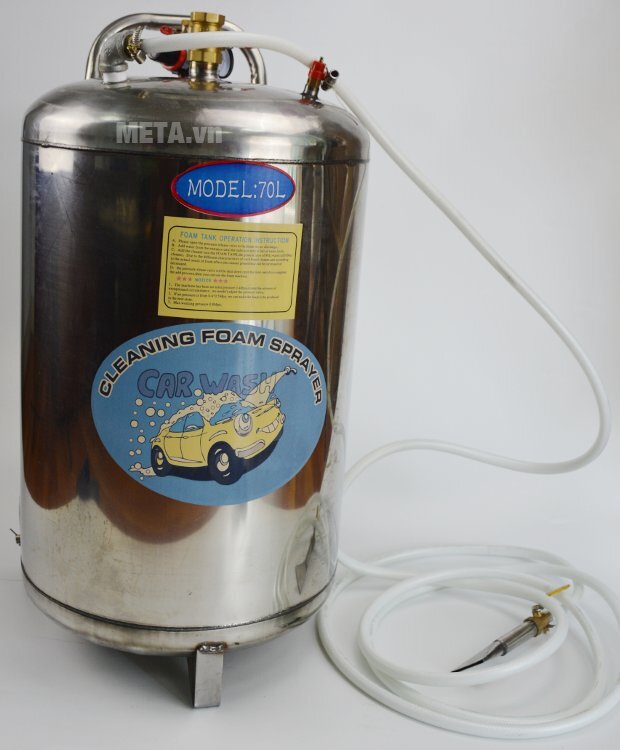 Bình bọt Kocu inox bình thấp (70 lít)