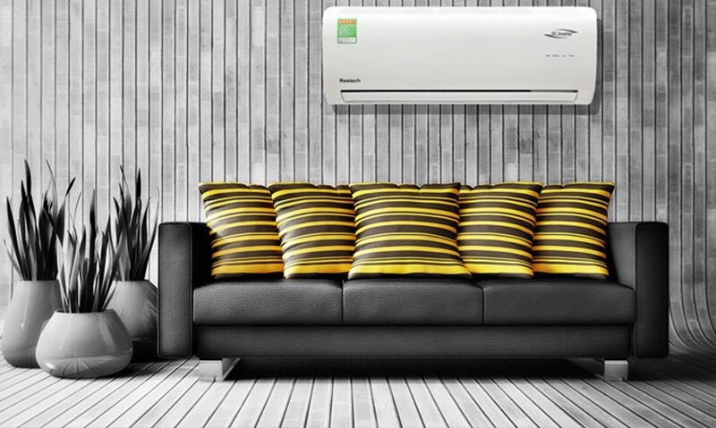 Điều Hòa Reetech 9000 BTU 1 Chiều Inverter RTV9-BF thiết kế