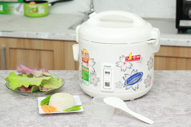 Nồi cơm điện Sharp 1.8 lít KS-N182ETV Nồi cơm điện Sharp 1.8 lít KS-N182ETV