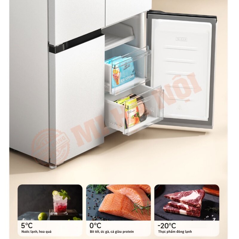 Tủ lạnh 4 cánh Xiaomi Mijia 518L