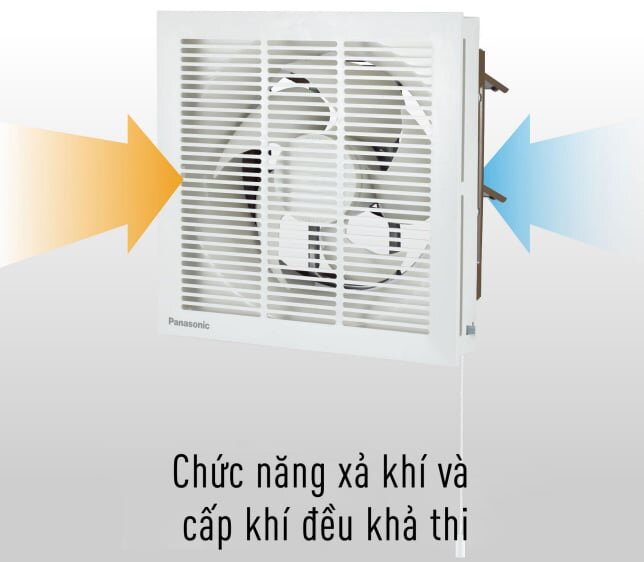 Quạt hút gắn tường 2 chiều có màn che Panasonic FV-30RL1