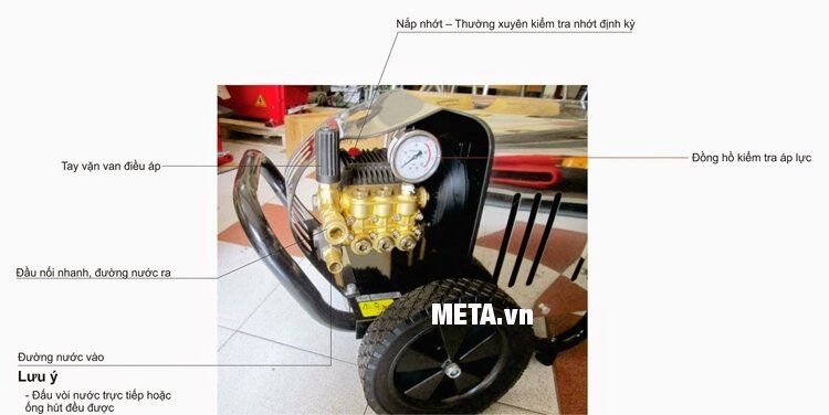 Máy rửa xe cao áp Projet P40-1514B3 (4.0kw) Máy rửa xe cao áp Projet P40-1514B3 (4.0kw)