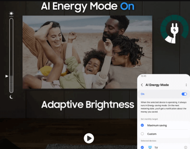 Tivi Samsung UA43DU7700KXXV 43 inch có chế độ tiết kiệm điện năng