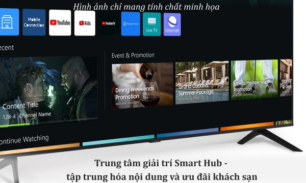 Tivi chuyên dụng Samsung 43 inch HG43CU700AWXXV