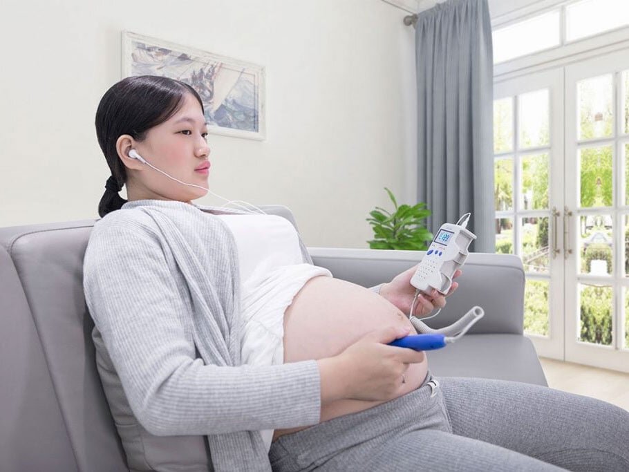 Sử dụng máy đo tim thai cá nhân Jumper JPD-100B máy đo tim thai cá nhân Jumper JPD-100B