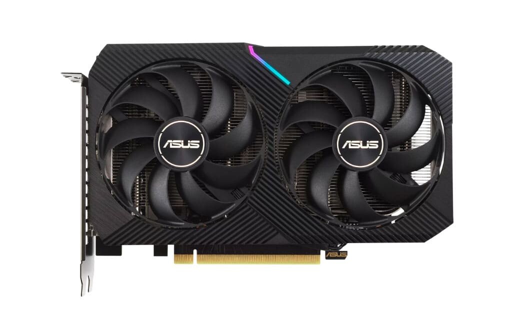 Card đồ họa Asus Dual GeForce RTX 3050 V2 OC Edition 8GB GDDR6 (Geforce RTX 3050/ 8GB/ GDDR6/ 256 bit)