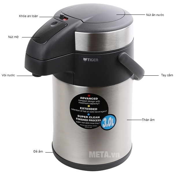 Bình thủy chứa Tiger MAA-A302 3 lít Bình thủy chứa Tiger MAA-A302 3 lít