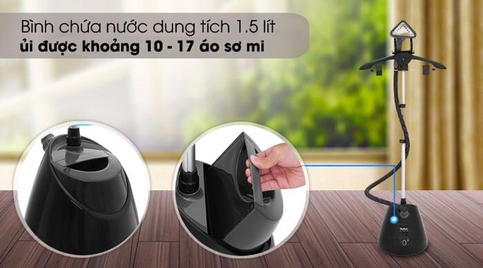 Tefal IT2461E0 có bình chứa nước dung tích 1,5 lít
