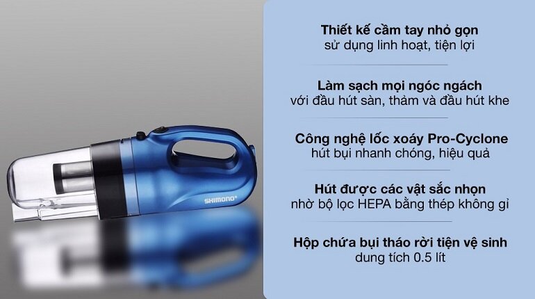 Máy hút bụi dùng cho ô tô Shimono SVC1016-C