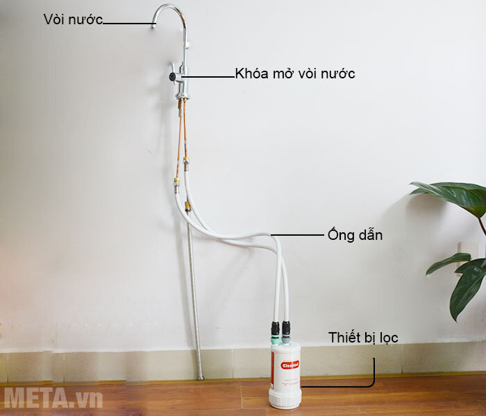 Thiết bị lọc nước Cleansui dưới bồn rửa A101E/EU101