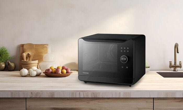 Lò nướng hấp Toshiba MS3-STQ20SE(BK) sở hữu thiết kế sang trọng, tinh tế