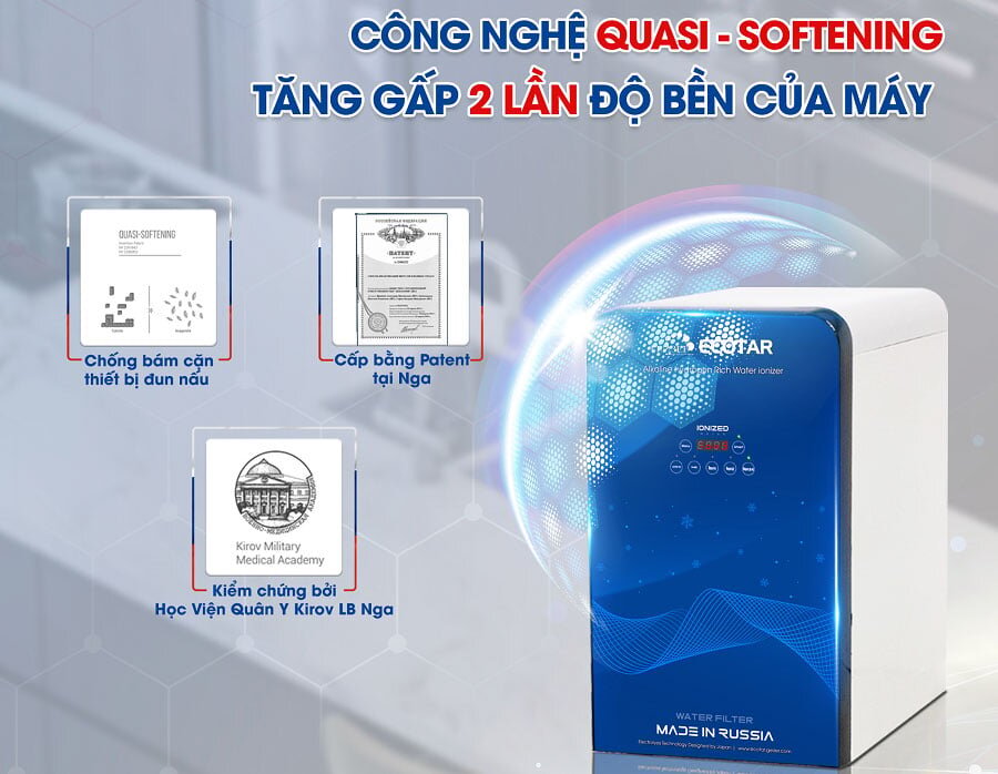 Máy lọc nước điện giải Geyser