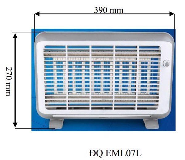 Đèn bắt muỗi Điện Quang EML06L 62299103 (380x65x250mm)