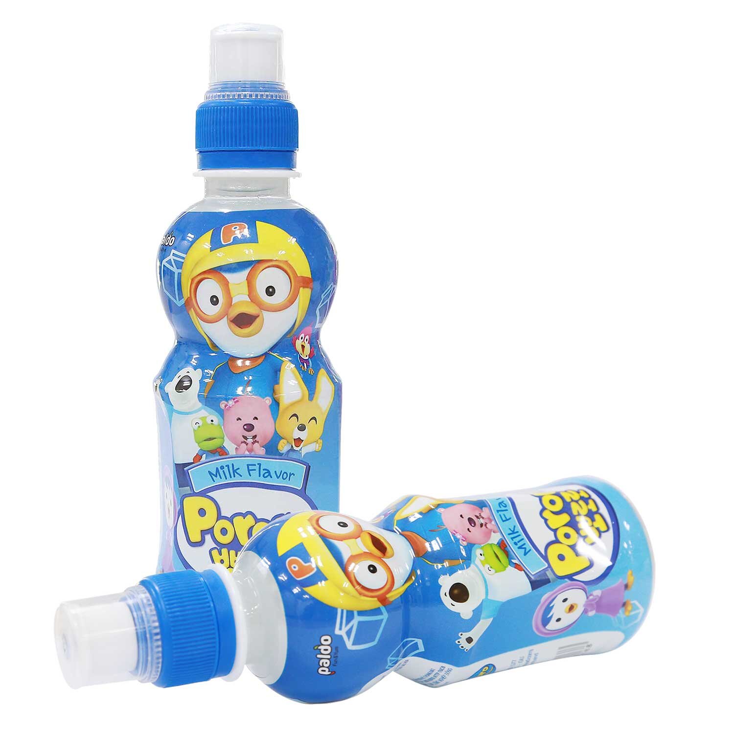 Nước uống Pororo hương vị sữa chai 235ml  Nước uống Pororo hương vị sữa chai 235ml