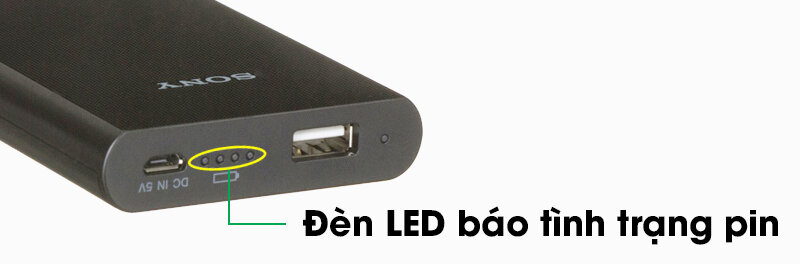 Pin sạc dự phòng Polymer 5.800 mAh Sony CP-E6-BC Pin sạc dự phòng Polymer 5.800 mAh Sony CP-E6-BC