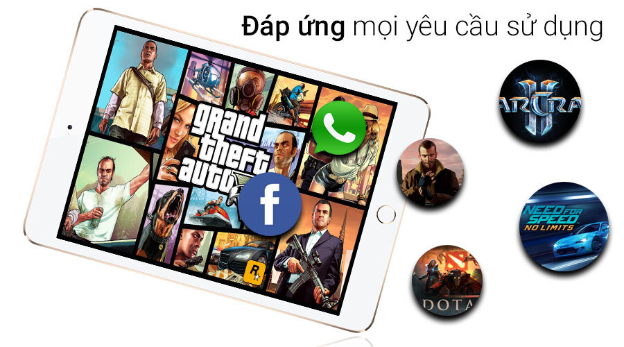 Máy tính bảng iPad Mini 4 Wifi 16GB Máy tính bảng iPad Mini 4 Wifi 16GB