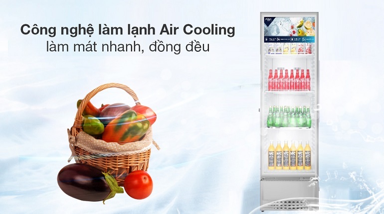 Tủ mát Aqua 1 cánh 340 lít AQS-AF440N 3 Tủ mát Aqua AQS-AF440N làm lạnh hiệu quả