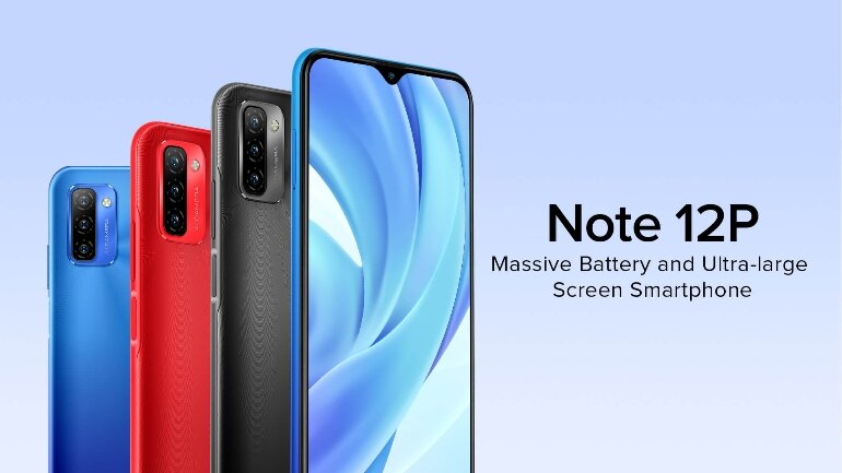 ulefone note 12p thiết kế