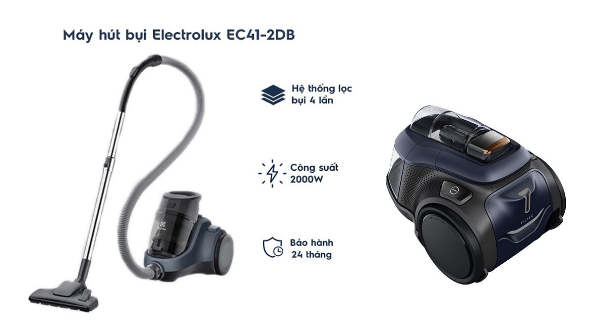 Thiết kế của máy hút bụi Electrolux PC91-5IBM hiện đại và tinh tế