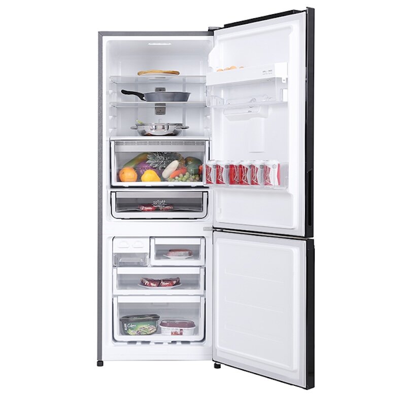 Hộp đá xoay của tủ lạnh Electrolux Inverter 308 lít EBB3442K-H