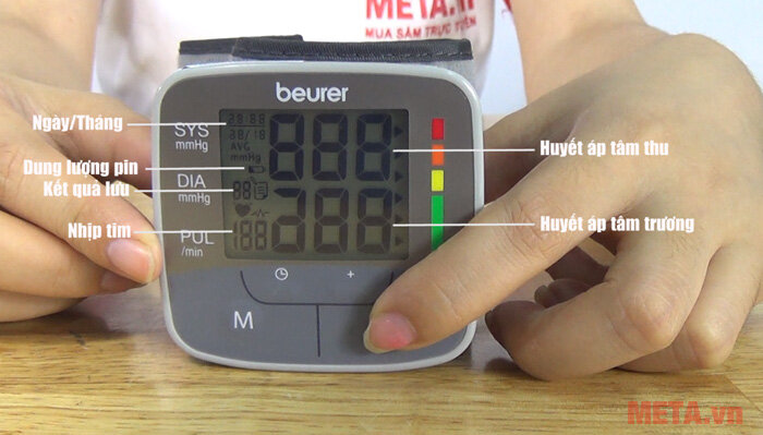Máy đo huyết áp cổ tay Beurer BC32