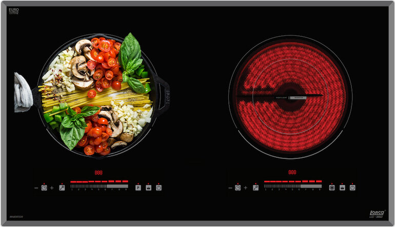 Bếp từ hồng ngoại âm 2 vùng nấu Lorca LCE-886D