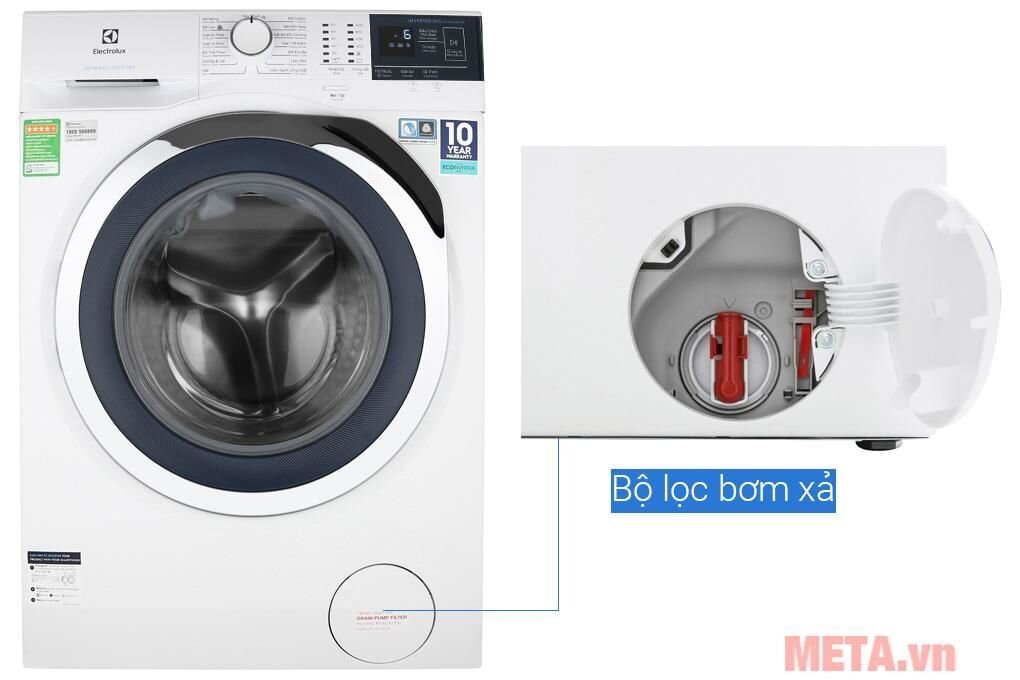 Máy giặt Electrolux Inverter 9kg EWF9024BDWB (Mẫu 2019)
