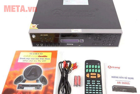 Đầu karaoke 5 số Arirang DVD AR-3600S (kèm 2 micro) Đầu karaoke 5 số Arirang DVD AR-3600S (kèm 2 micro)