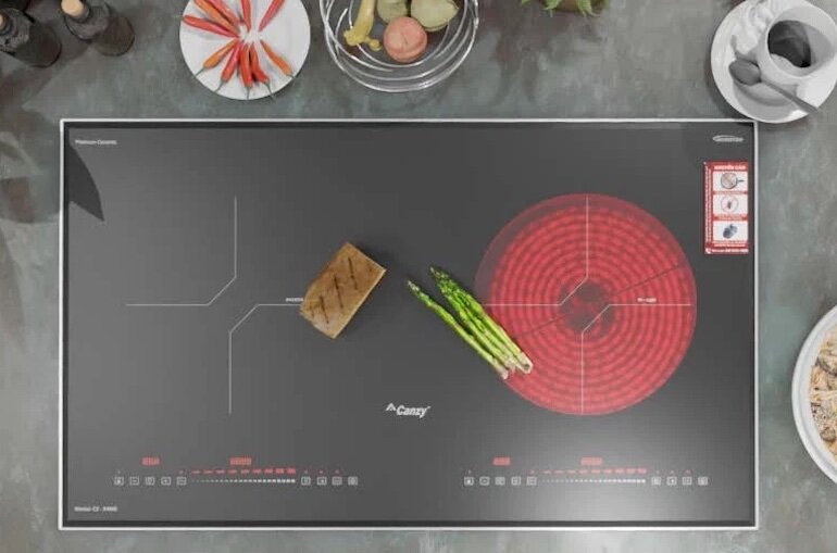Bếp từ hồng ngoại âm 2 vùng nấu Canzy CZ-54MG