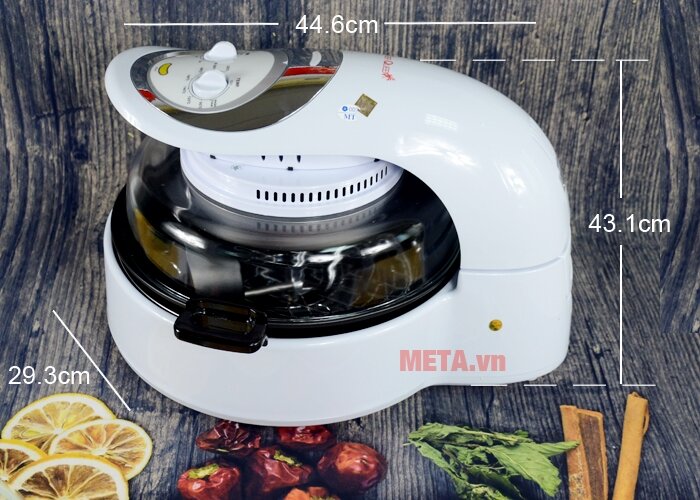 Lò nướng thủy tinh đa năng halogen Tiger Queen MO-02MHG (12 lít)