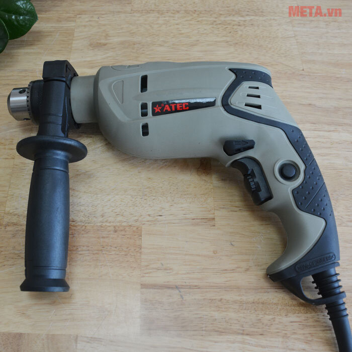 Máy khoan Atec AT7218 set 100 chi tiết (600W)