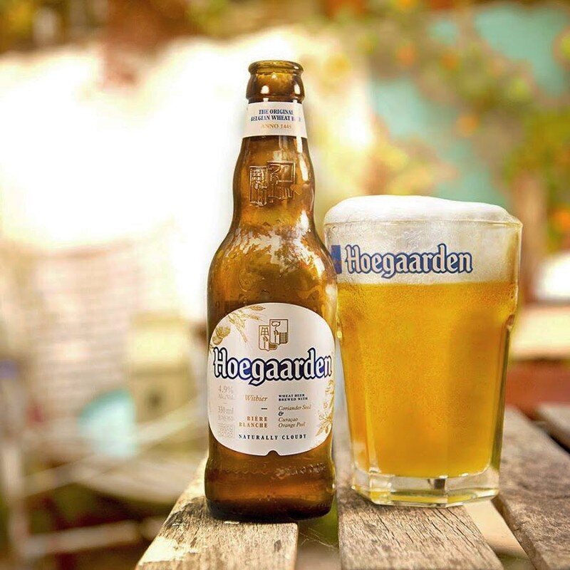 Bia Hoegaarden Trắng 4,9% - Thùng 24 chai x 330ml